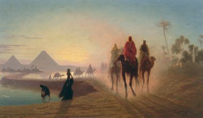 The Road to the Pyramids by Charles Theodore Frere